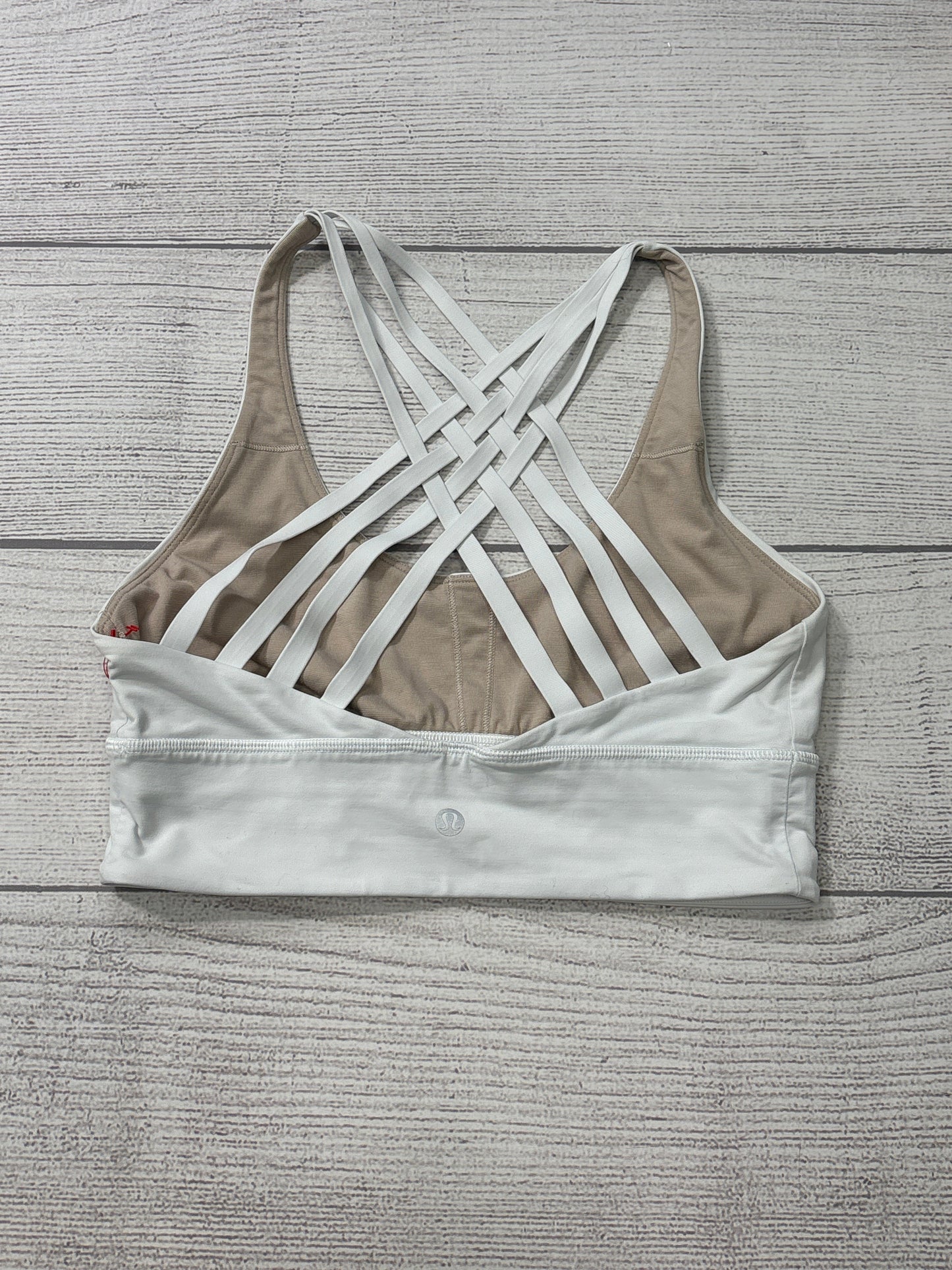 Athletic Bra By Lululemon In White, Size: 8