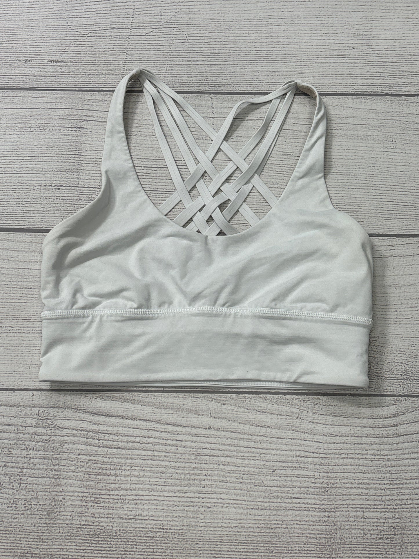 Athletic Bra By Lululemon In White, Size: 8