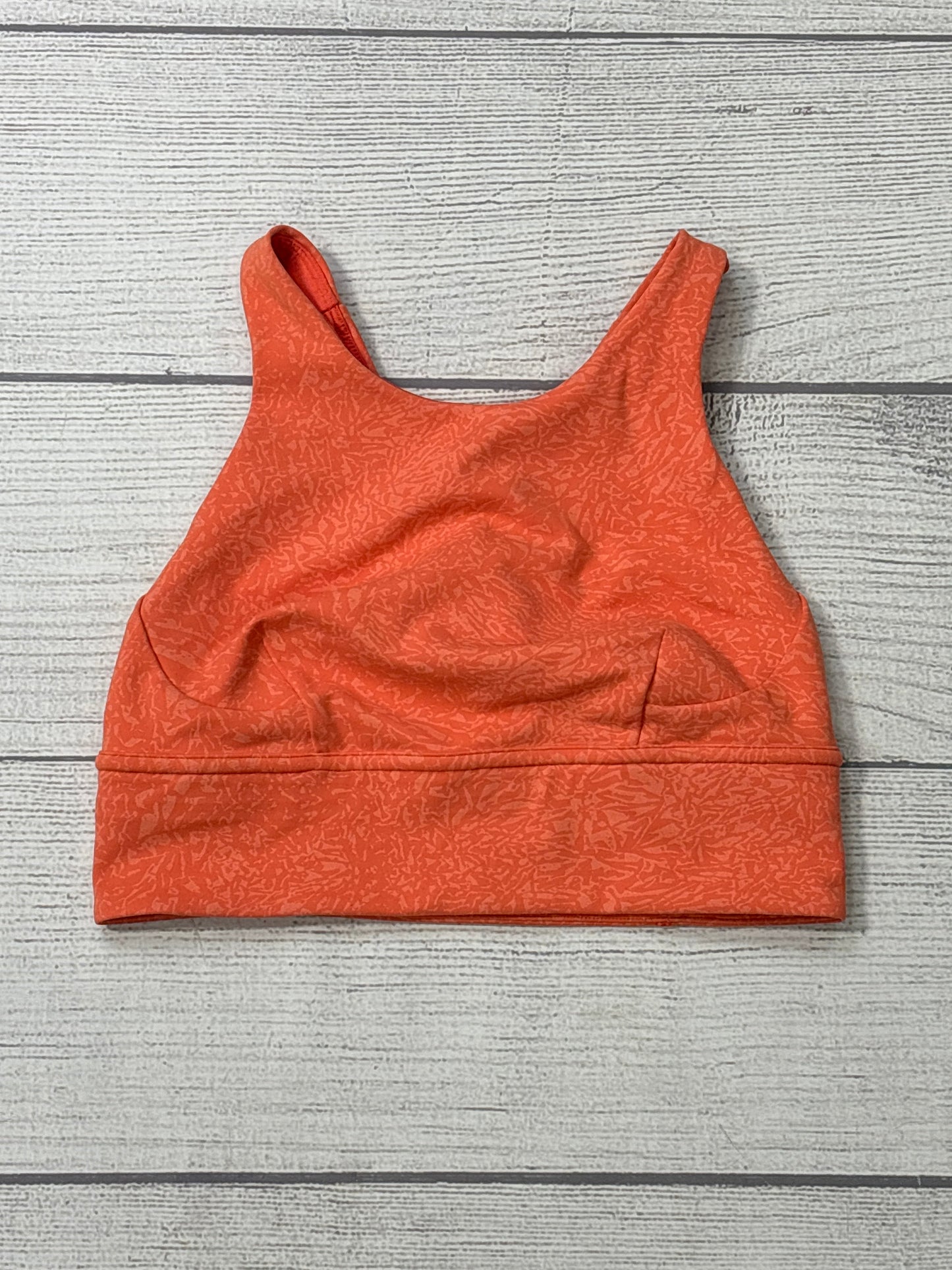 Athletic Bra By Lululemon In Orange, Size: 6