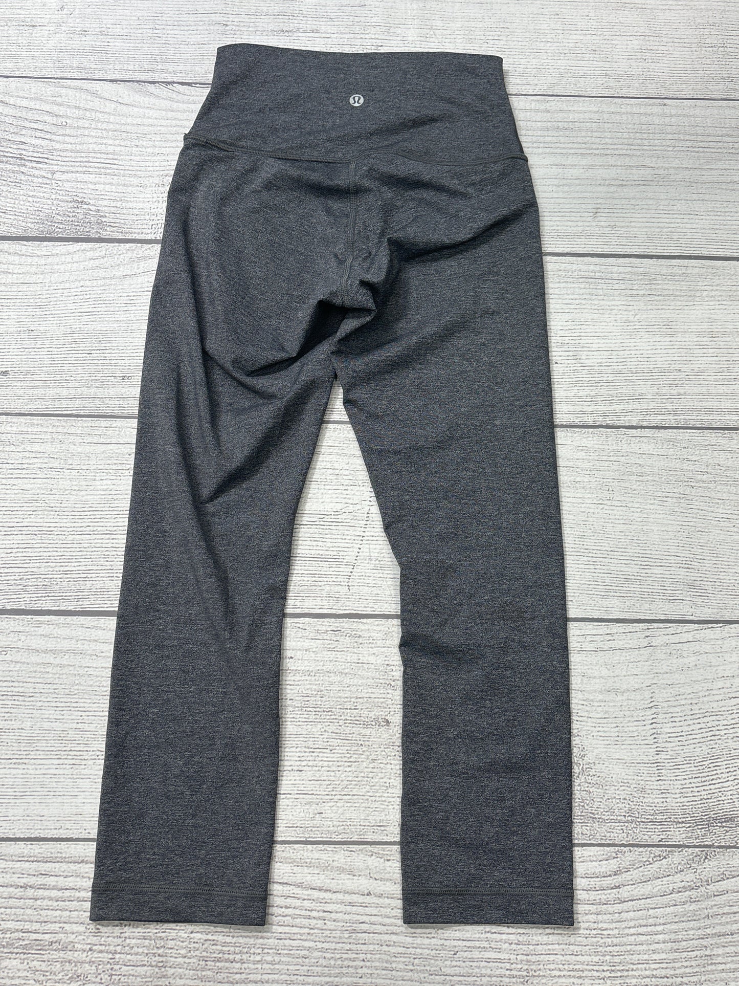 Athletic Leggings By Lululemon In Grey, Size: 4