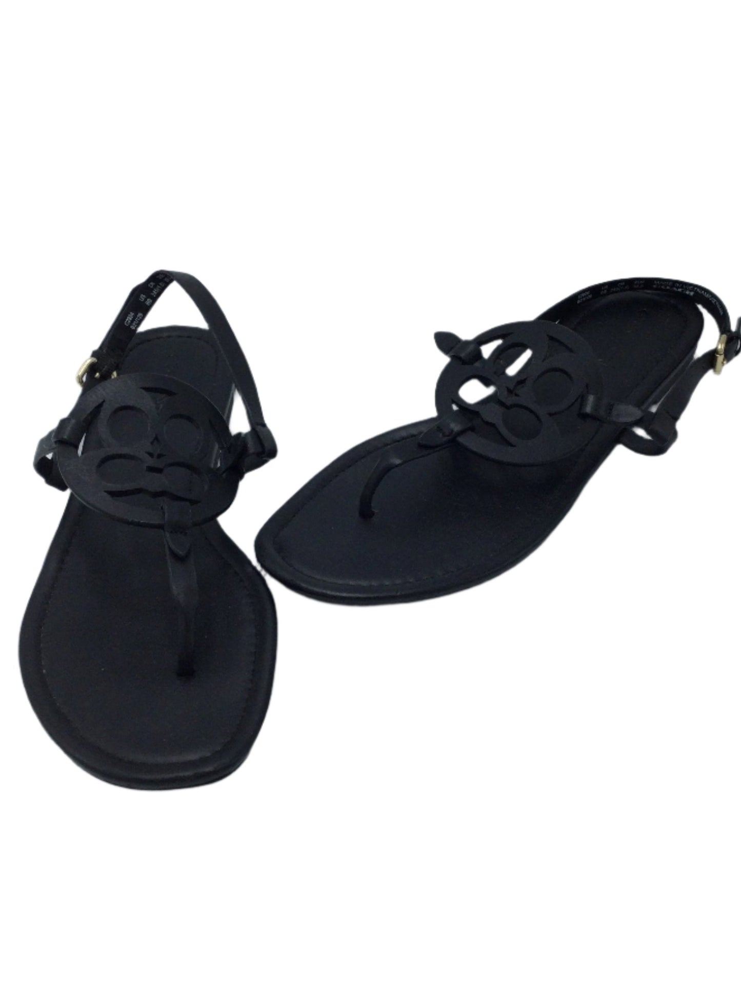 Sandals Designer By Coach In Black, Size: 8