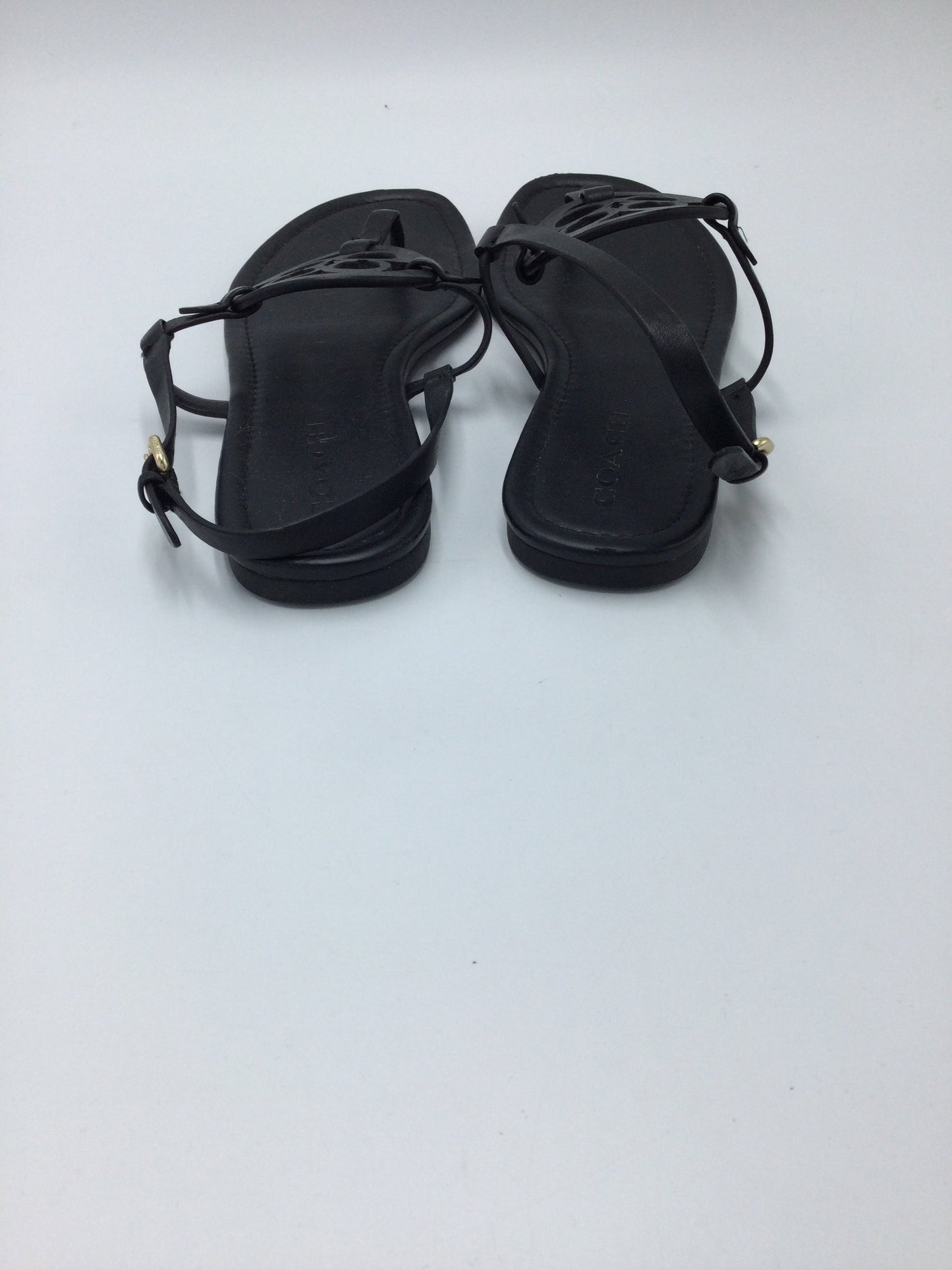 Sandals Designer By Coach In Black, Size: 8