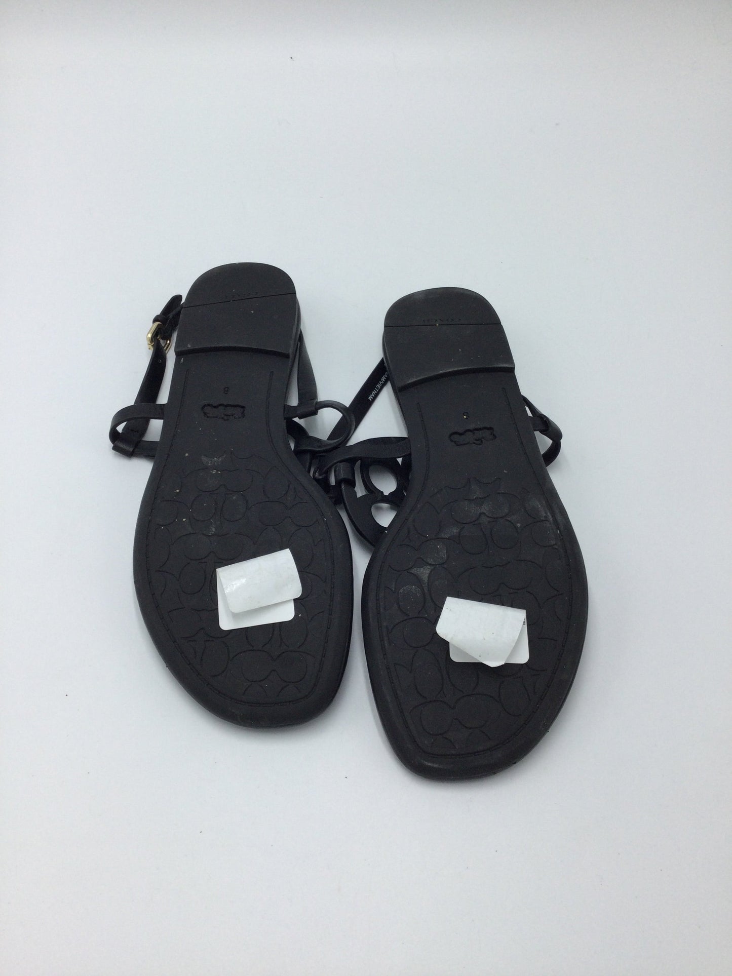 Sandals Designer By Coach In Black, Size: 8