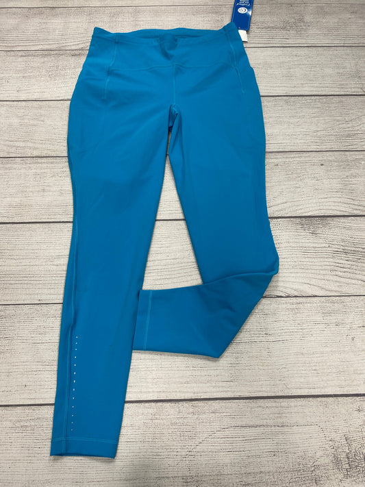 Athletic Leggings By Lululemon In Blue, Size: 12