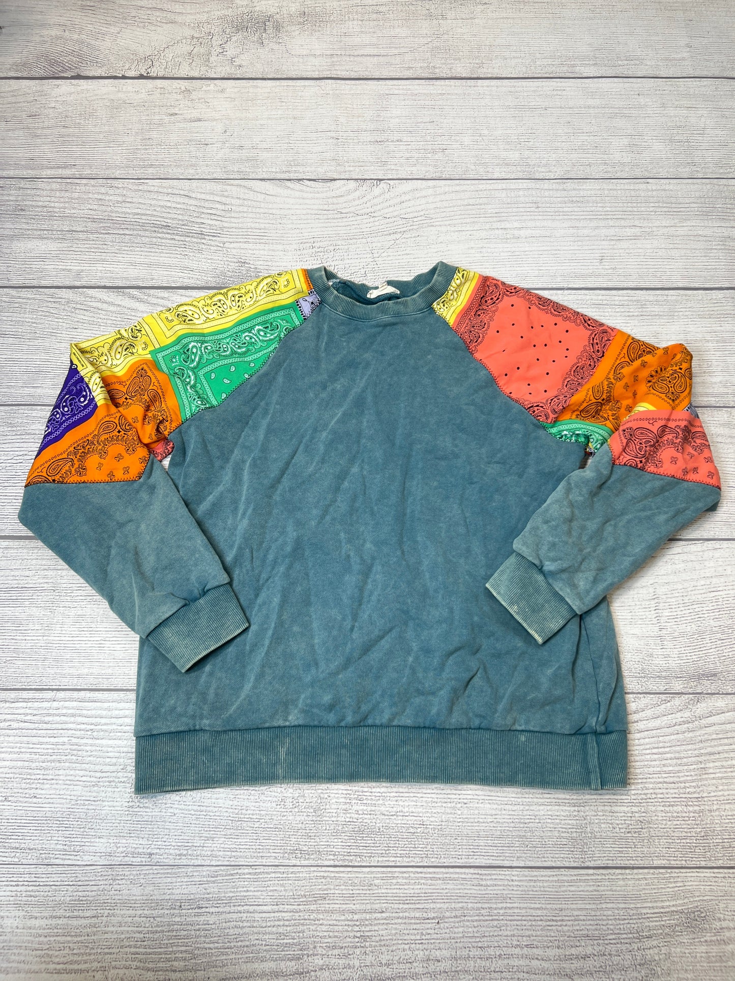 Top Long Sleeve By Easel In Multi-colored, Size: S