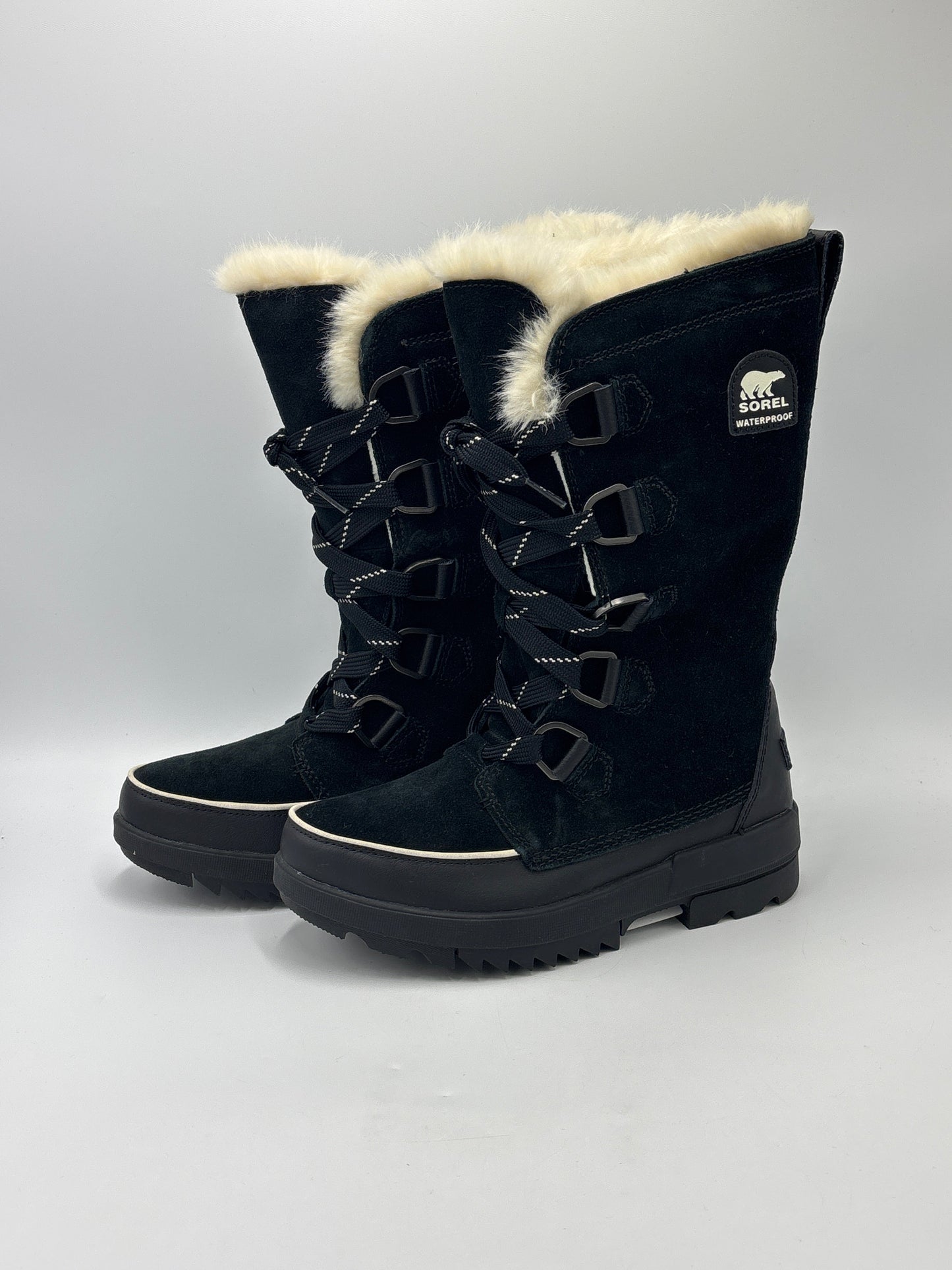 Boots Designer By Sorel In Black, Size: 8