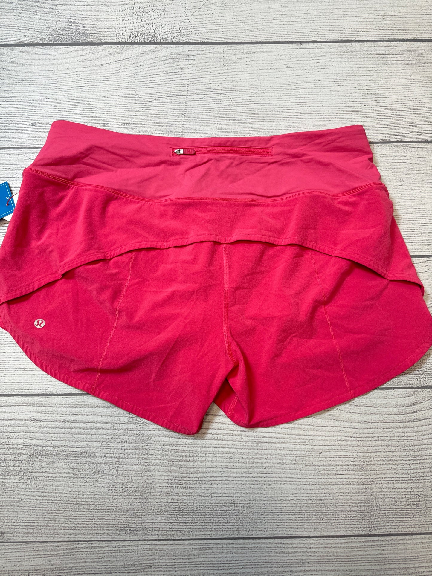 Athletic Shorts By Lululemon In Pink, Size: 12