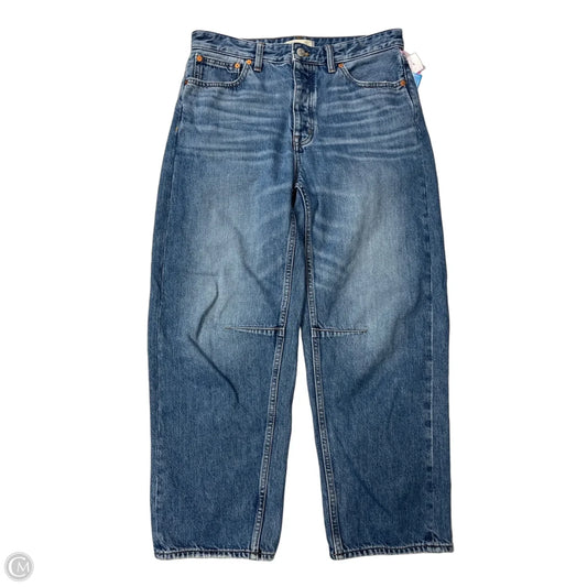 Jeans Wide Leg By Madewell In Blue Denim, Size: 4