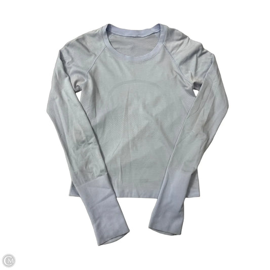 Athletic Top Long Sleeve Crewneck By Lululemon In Purple, Size: S