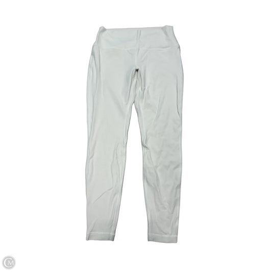 Athletic Leggings By Lululemon In White, Size: 12