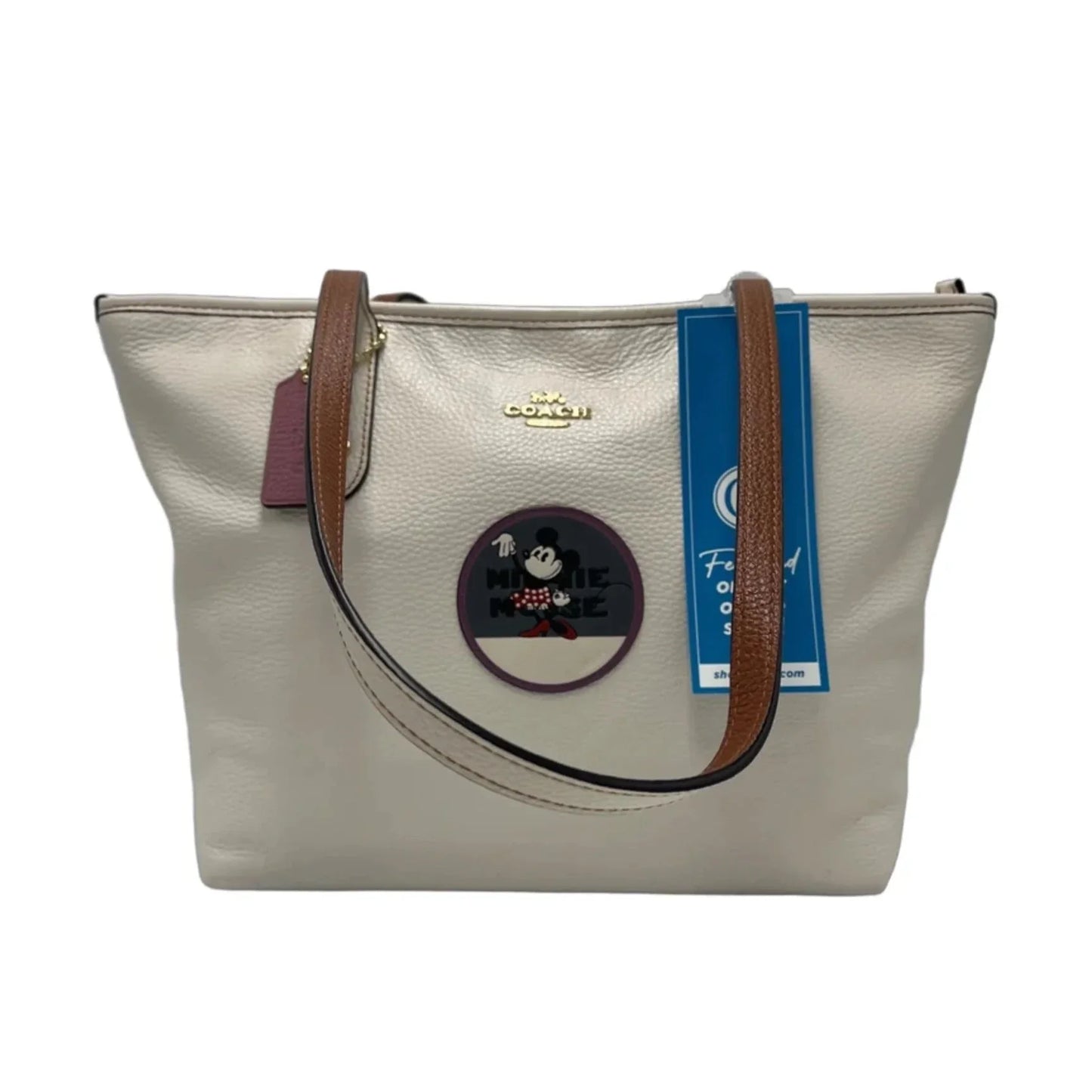 Coach x Disney Minney Mouse Tote Designer Handbag