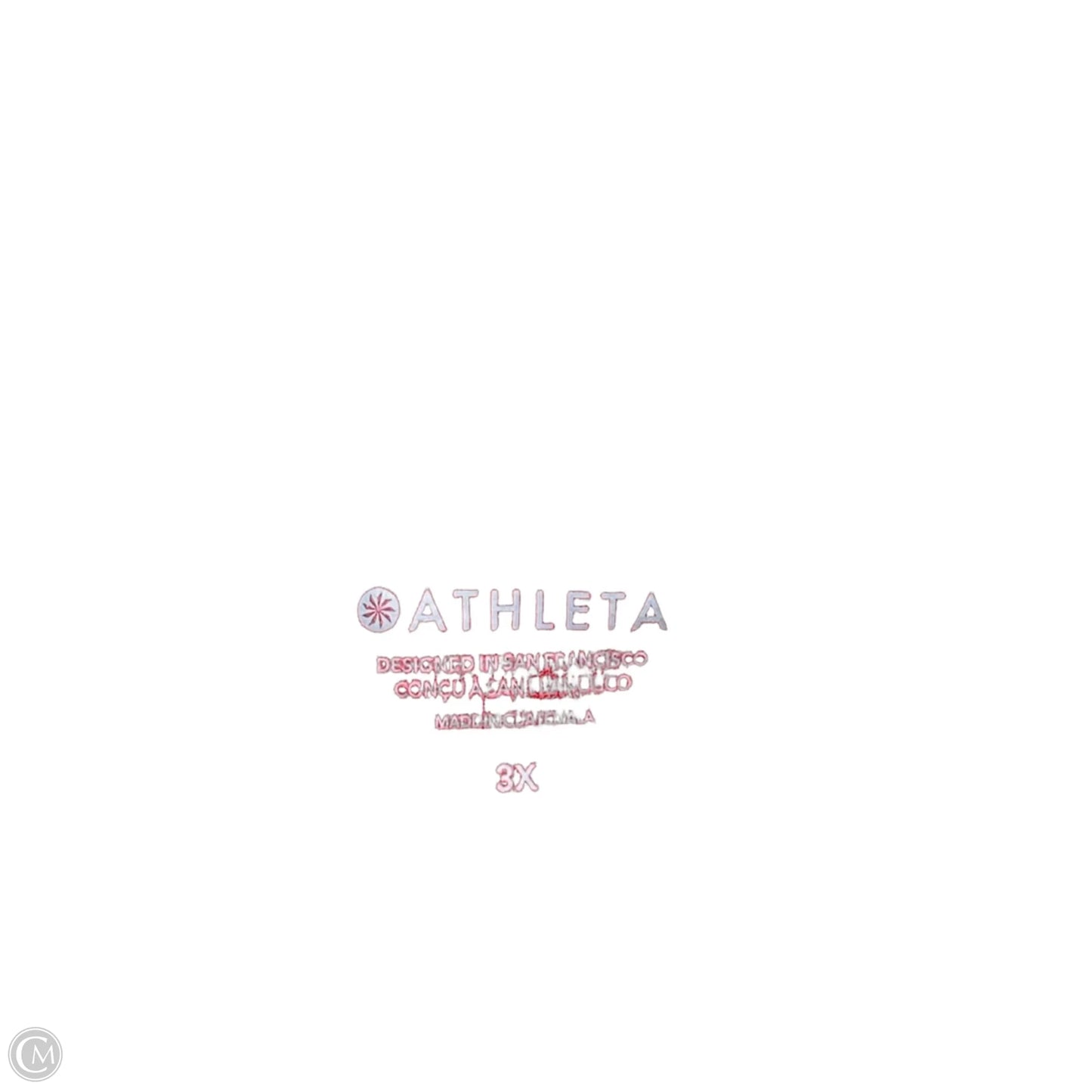 Athletic Sweatshirt Collar By Athleta In Red, Size: 3x