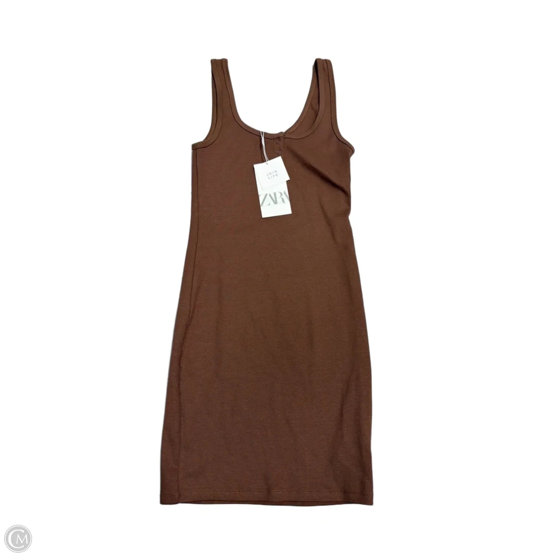 New! Dress Casual Short By Zara In Brown, Size: S