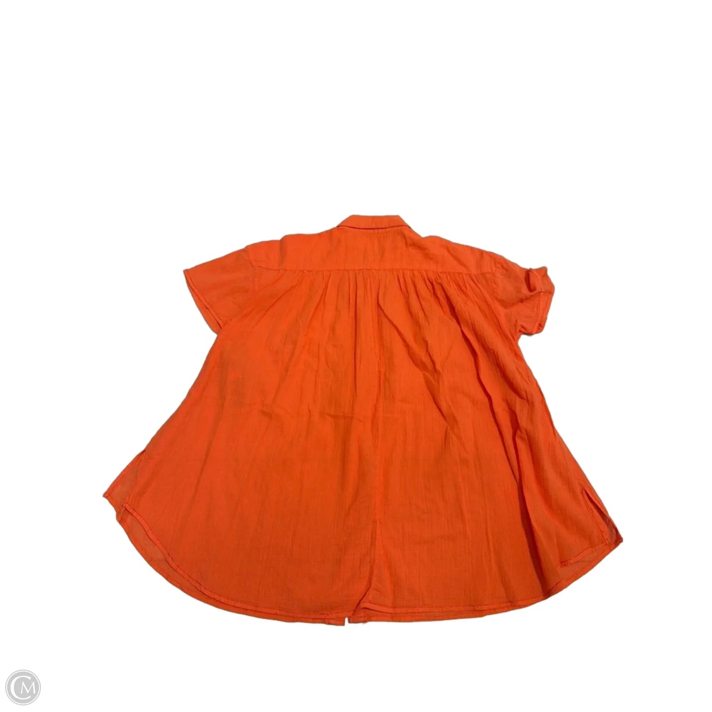 Top Short Sleeve By We The Free In Orange, Size: Xs