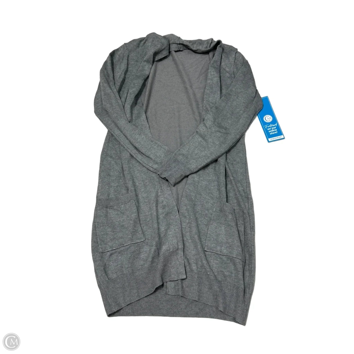 Sweater Cardigan By Grace Karin In Grey, Size: M