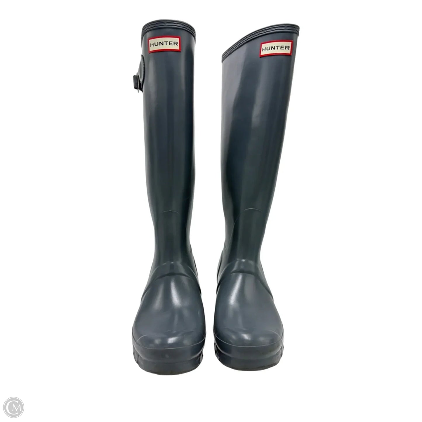 Boots Rain By Hunter In Blue, Size: 8