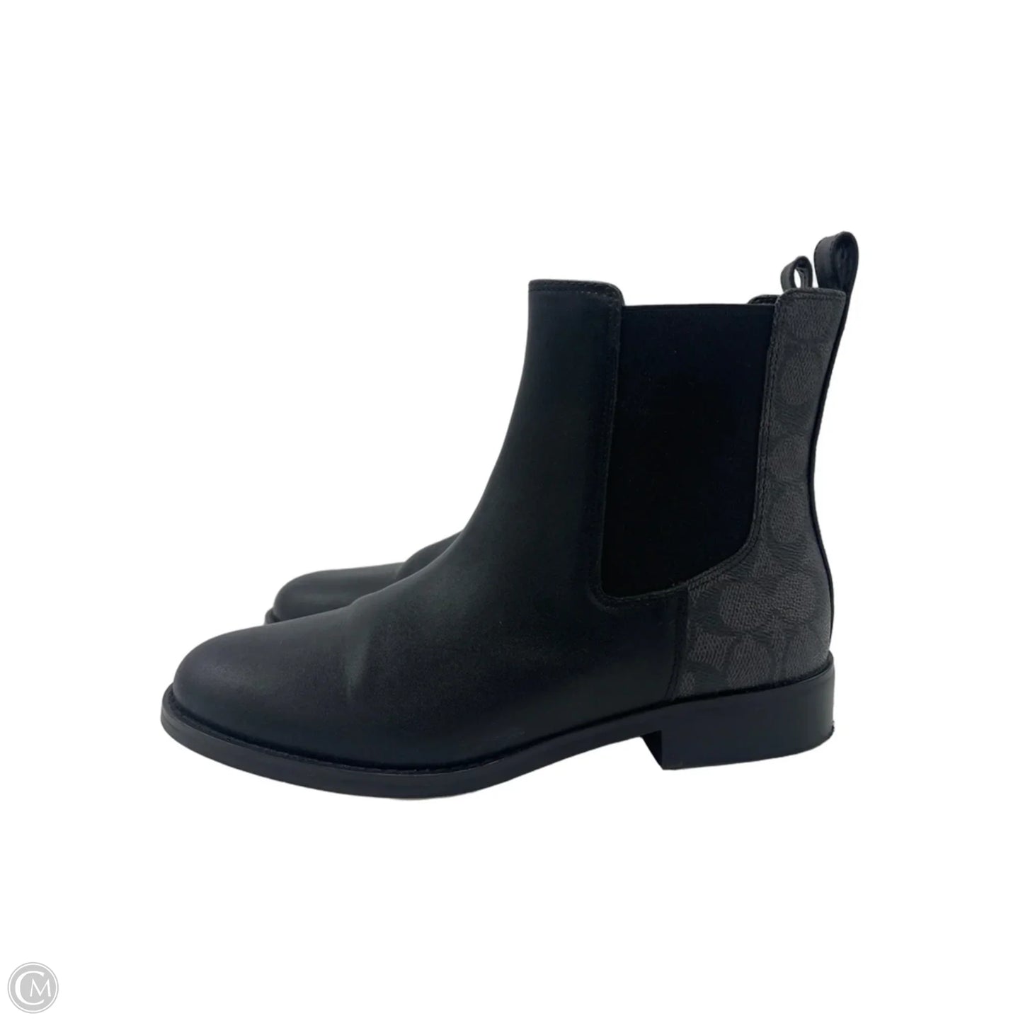 Boots Designer By Coach In Black, Size: 8.5