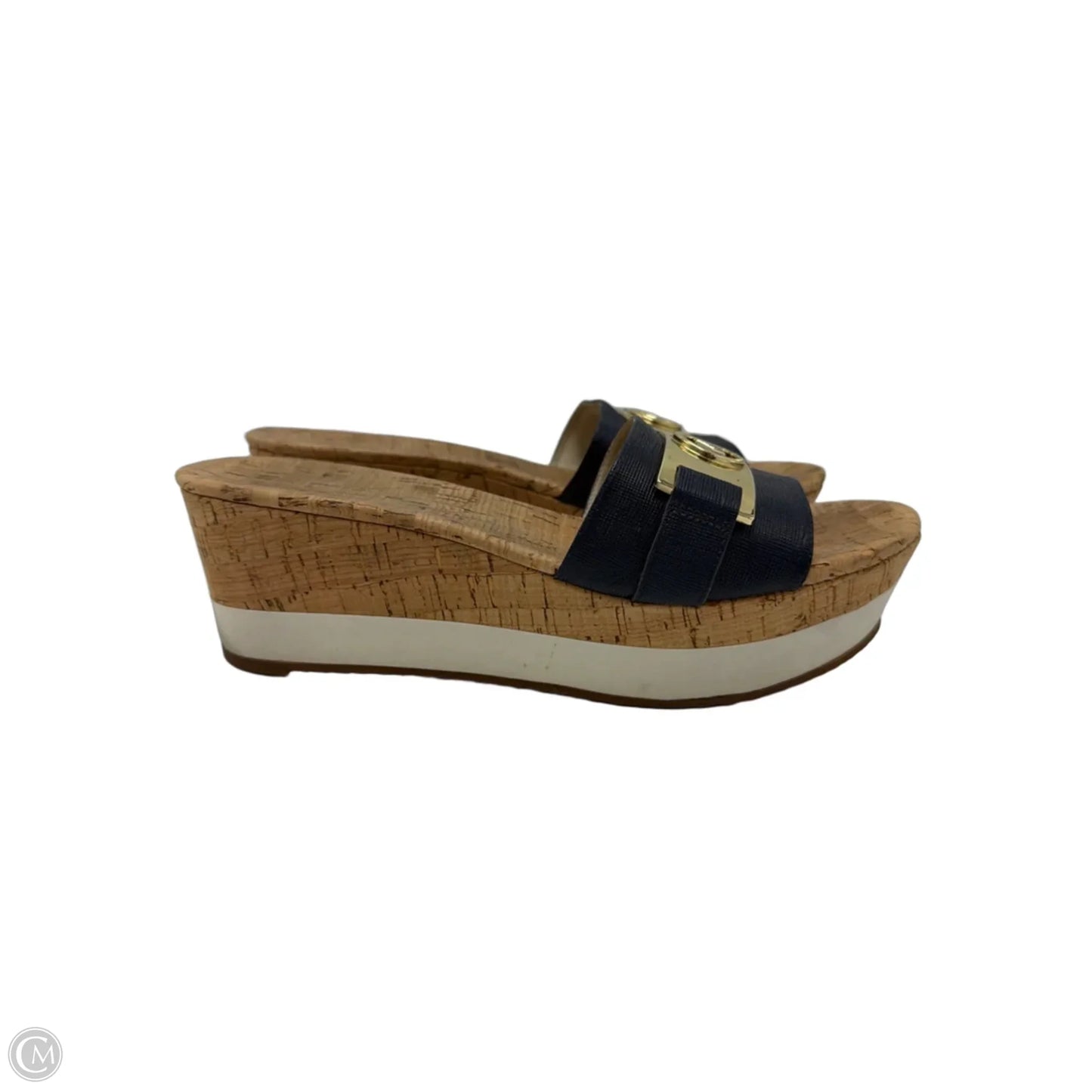Shoes Designer By Michael Kors In Blue & Brown, Size: 8
