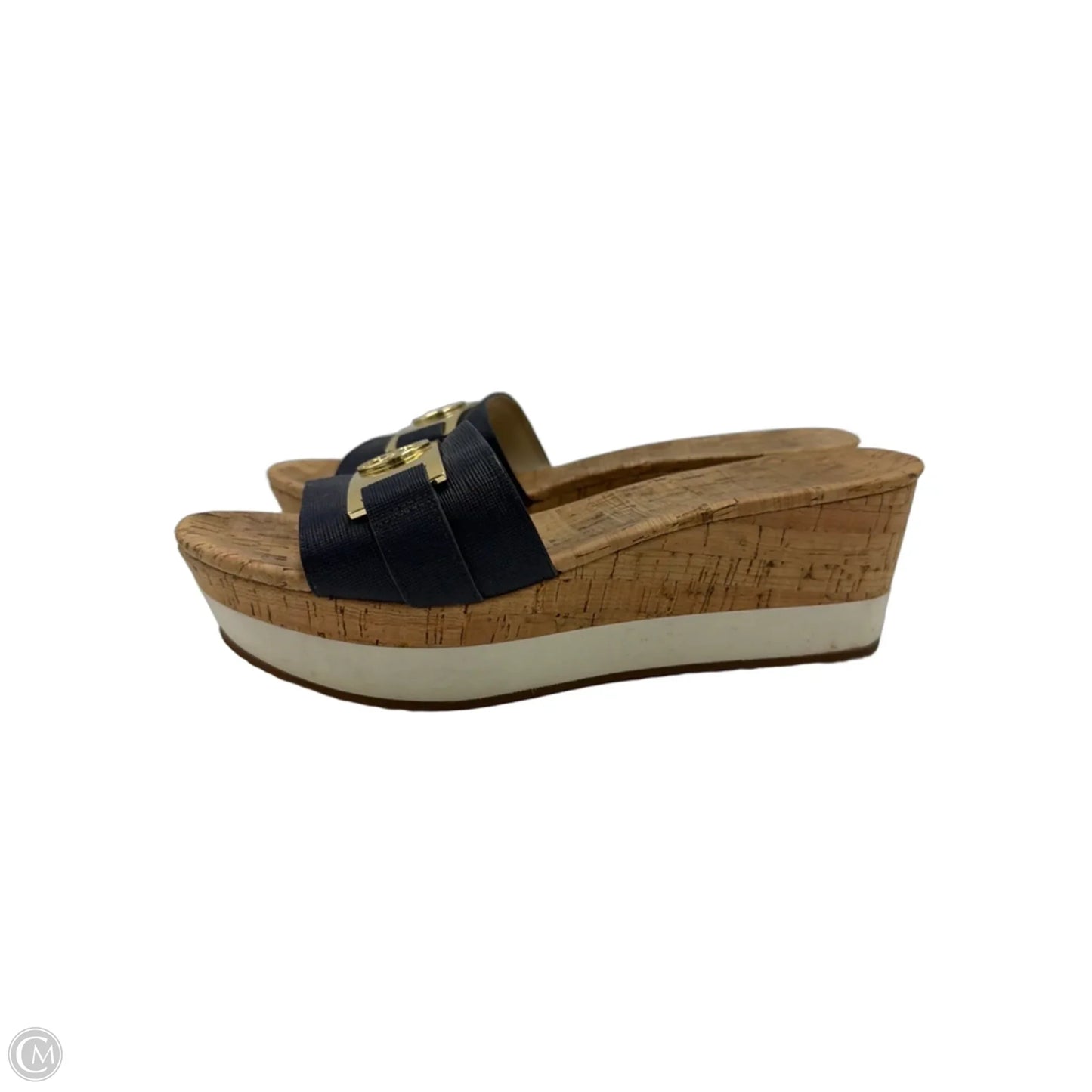 Shoes Designer By Michael Kors In Blue & Brown, Size: 8