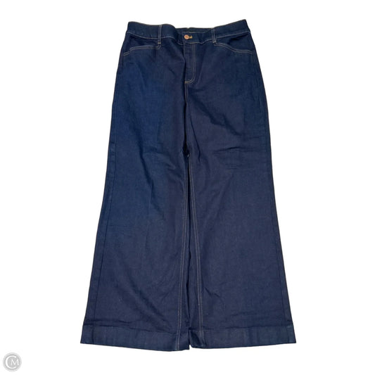 Jeans Wide Leg By Talbots In Blue Denim, Size: 14p