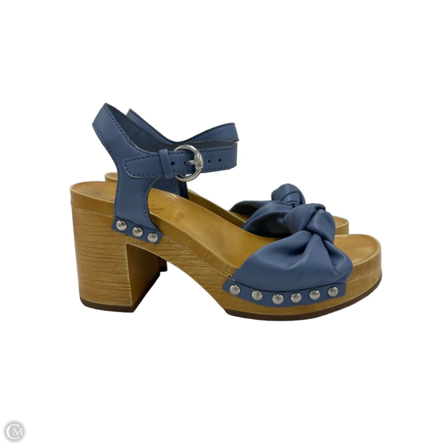 Shoes Heels Block By Sam And Libby In Blue, Size: 7