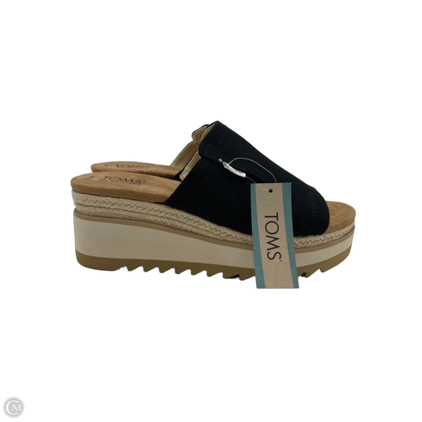 New! Sandals Heels Platform By Toms In Black, Size: 7.5