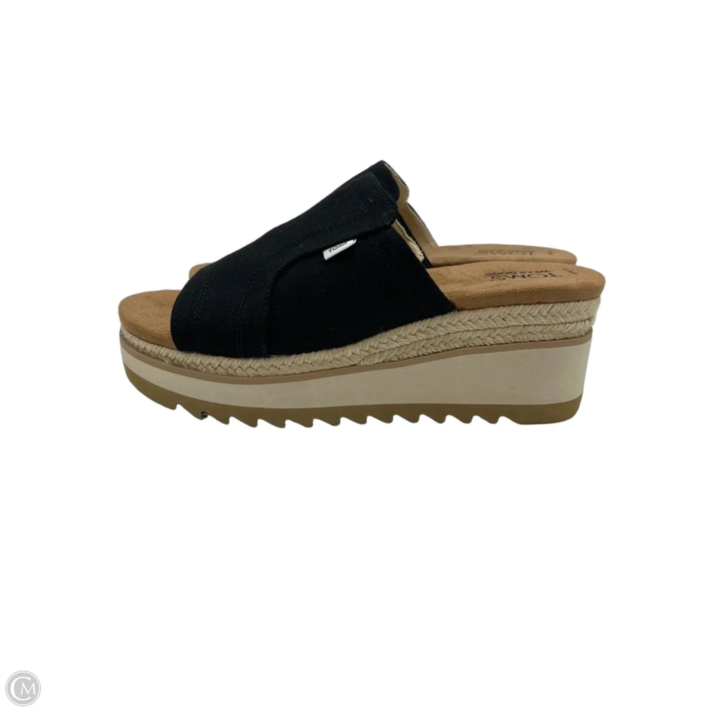 New! Sandals Heels Platform By Toms In Black, Size: 7.5