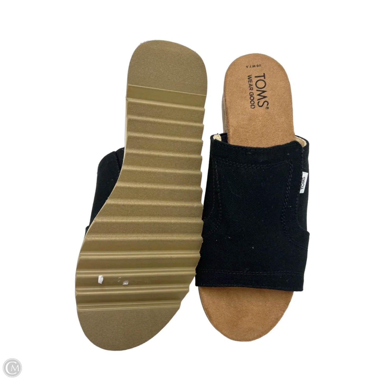 New! Sandals Heels Platform By Toms In Black, Size: 7.5