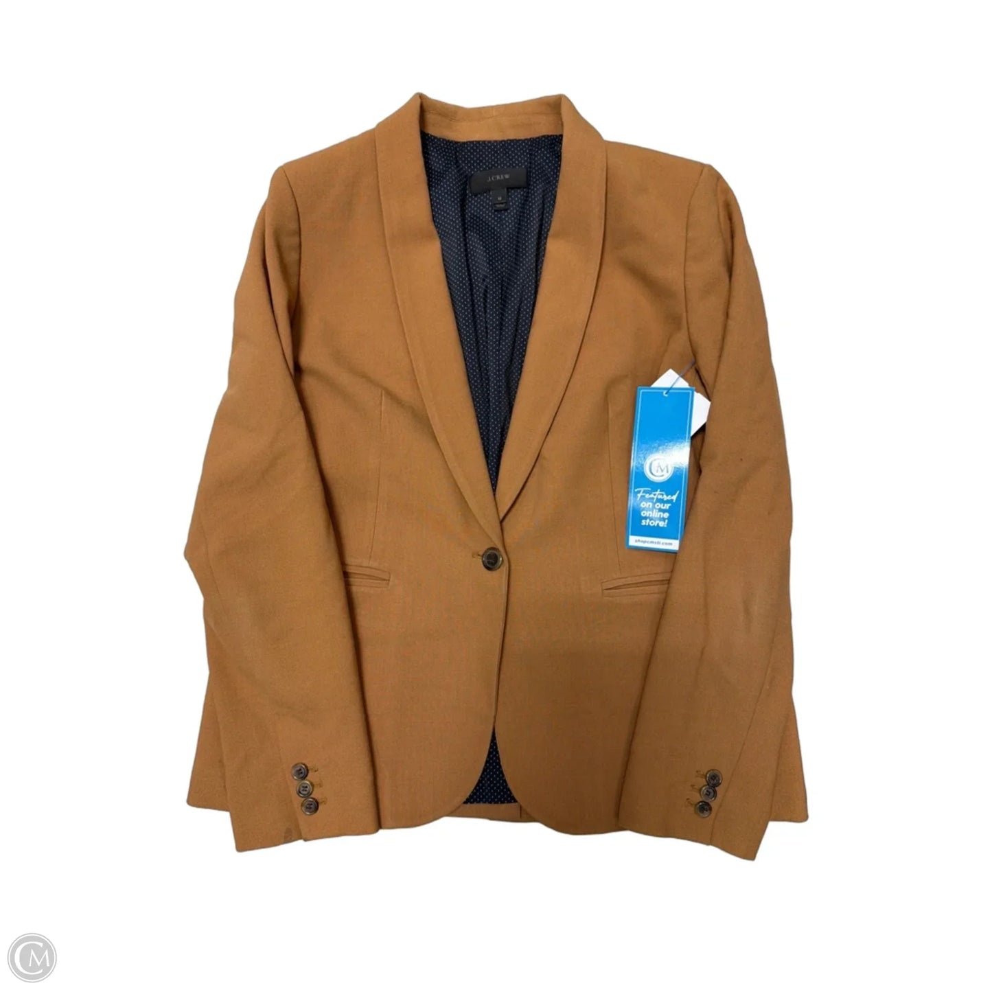 Blazer By J. Crew In Tan, Size: 12