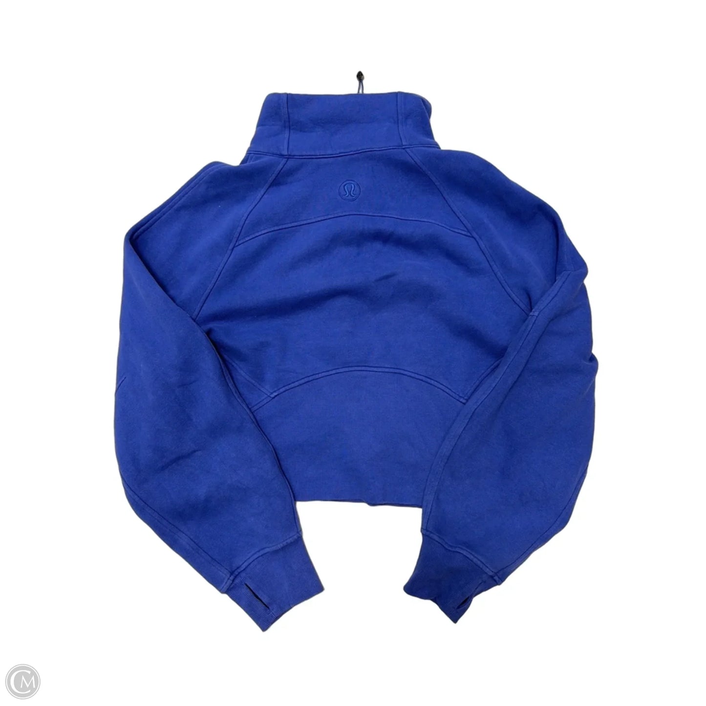 Athletic Jacket By Lululemon In Blue, Size: M