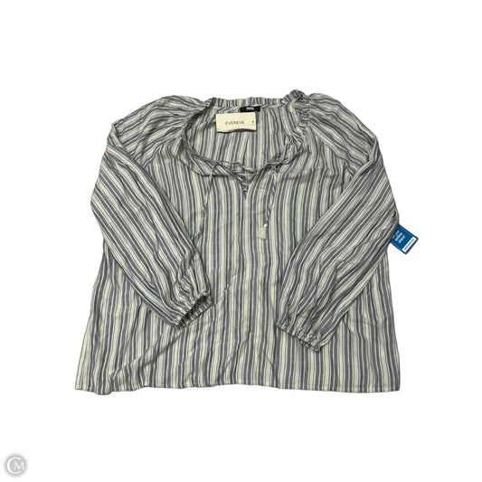 New! Top Long Sleeve By Paige In Striped Pattern, Size: Xl