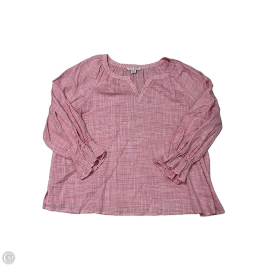 Top Long Sleeve By Tommy Bahama In Red, Size: Xl