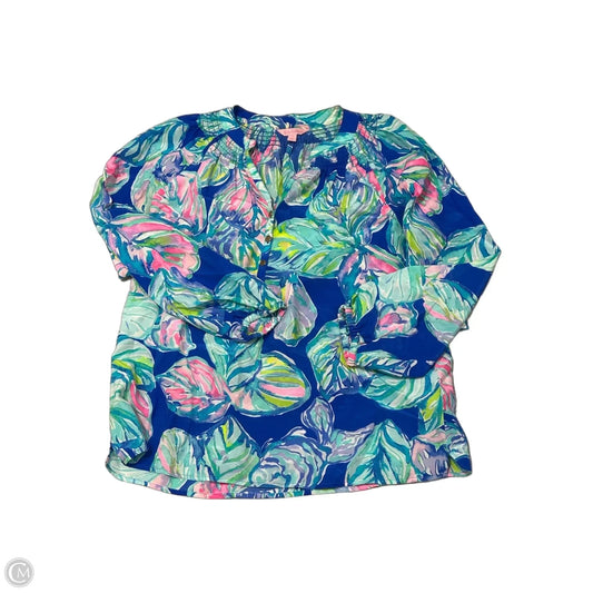 Top Long Sleeve Designer By Lilly Pulitzer In Multi-colored, Size: M