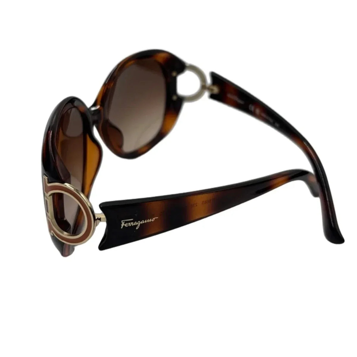Salvatore Ferragamo Oval Gancubu Luxury Sunglasses