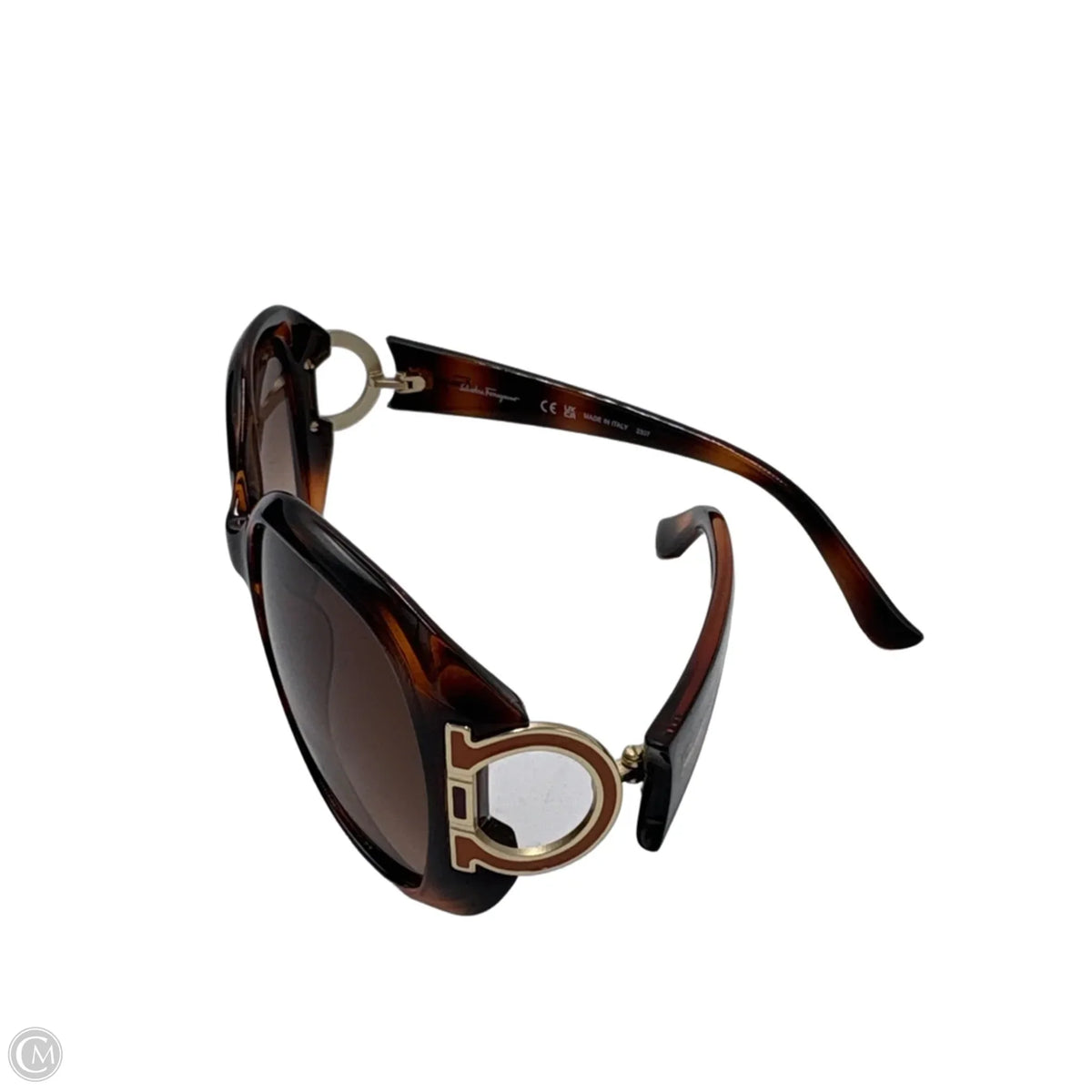 Salvatore Ferragamo Oval Gancubu Luxury Sunglasses