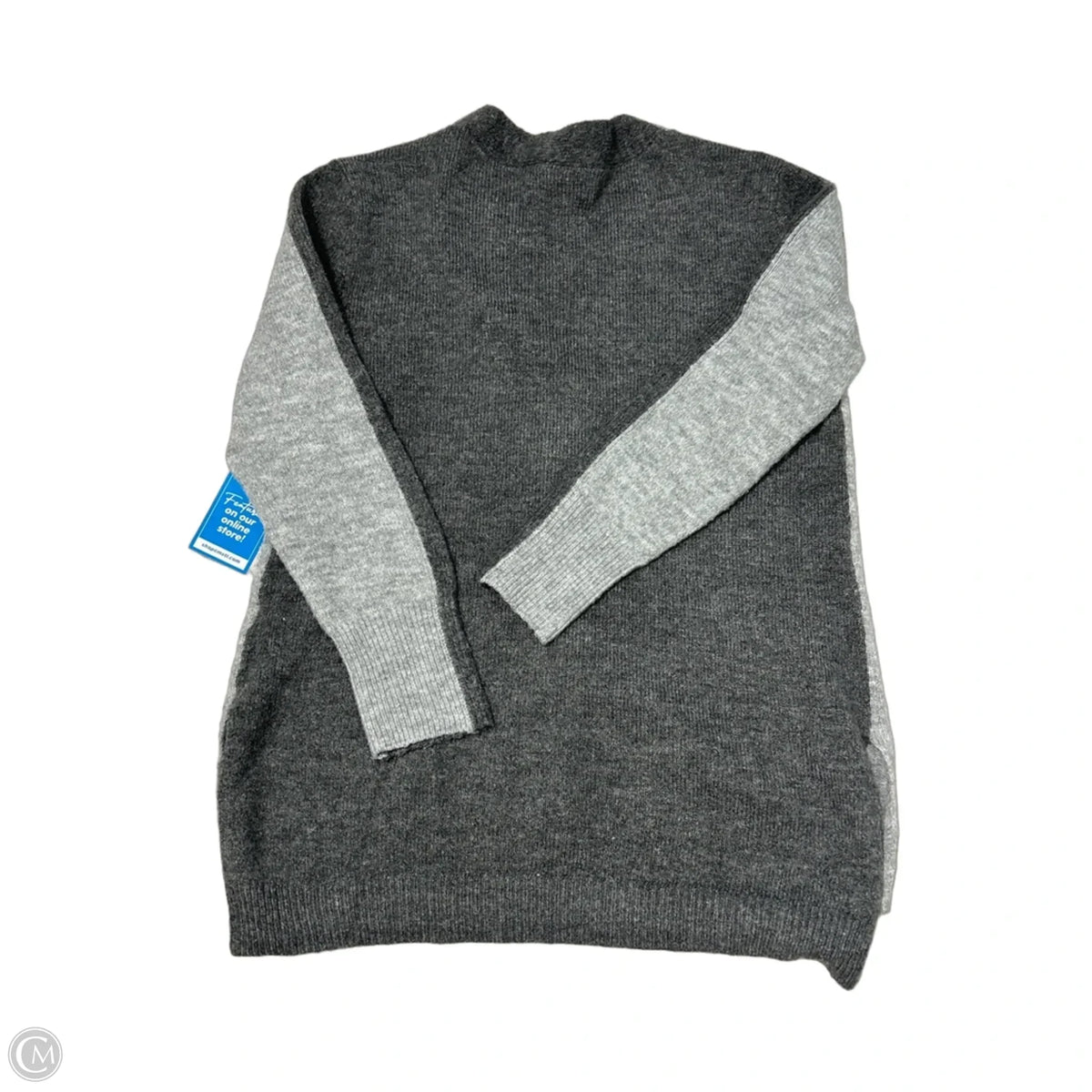 Sweater Cardigan By Bb Dakota In Grey, Size: M