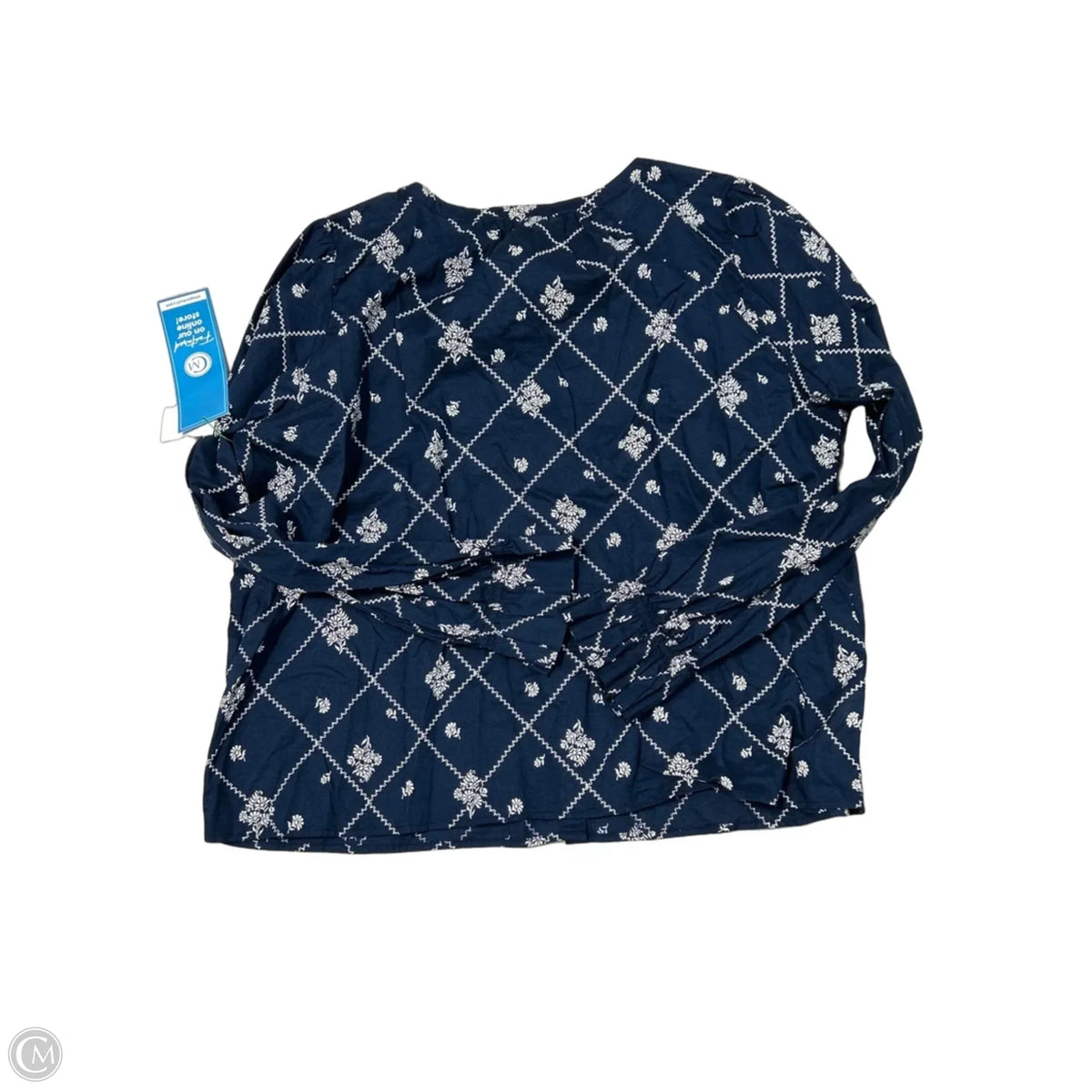 Top Long Sleeve By Loft In Blue, Size: Xl