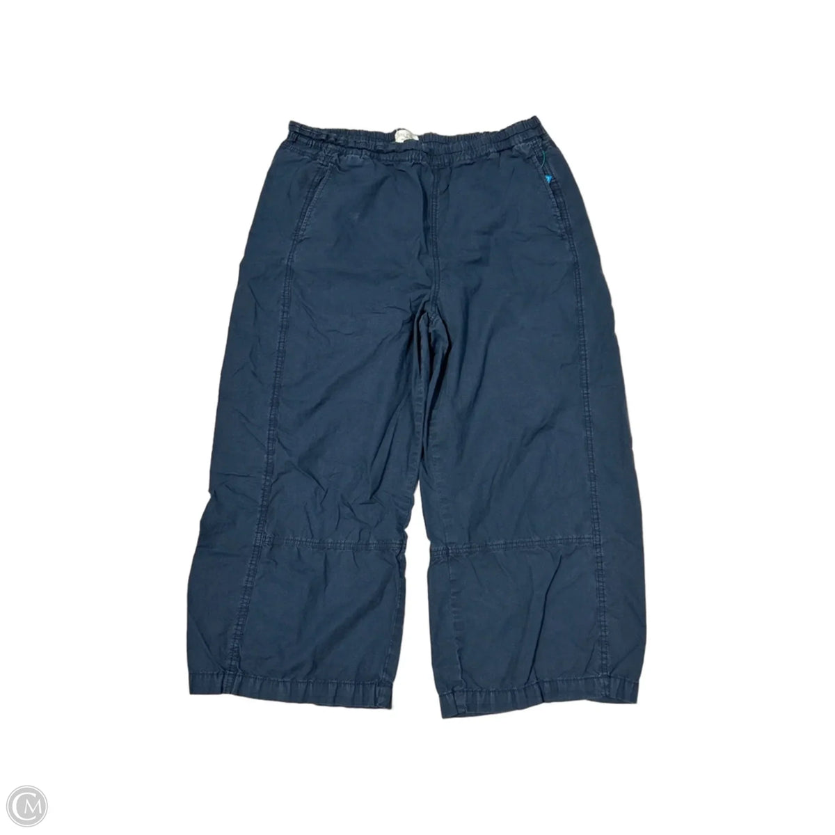 Pants Cropped By Pilcro In Blue, Size: Lp