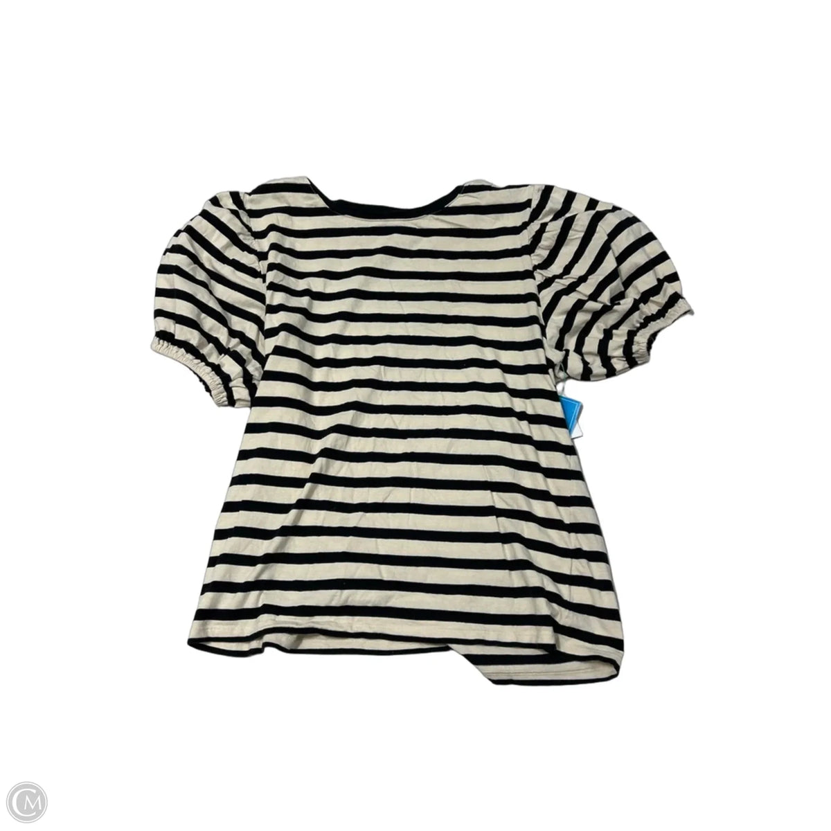 Top Short Sleeve By J. Crew In Striped Pattern, Size: L