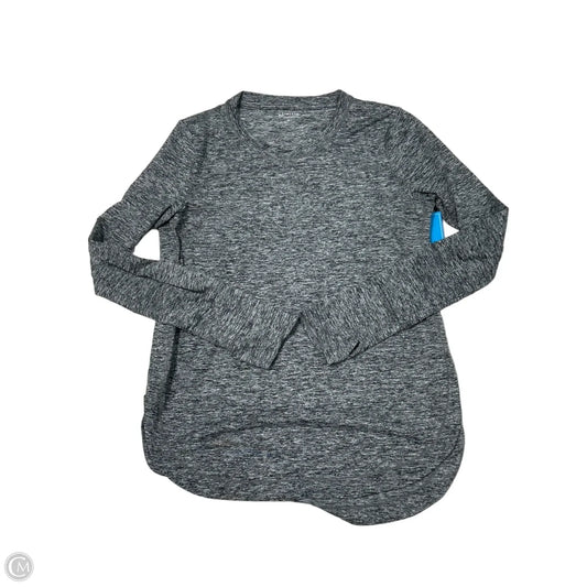 Athletic Top Long Sleeve Crewneck By Athleta In Grey, Size: M