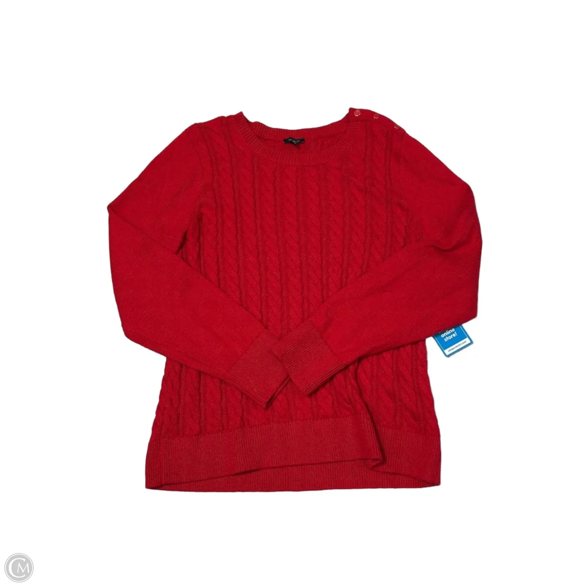 Sweater By Talbots In Red, Size: Xl
