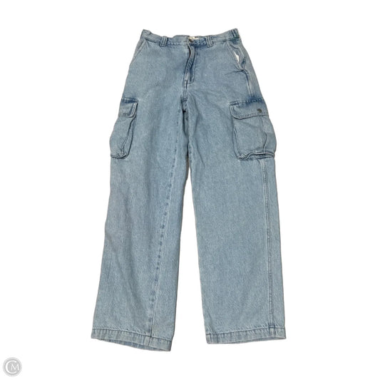 Jeans Wide Leg By Madewell In Blue Denim, Size: Xxs
