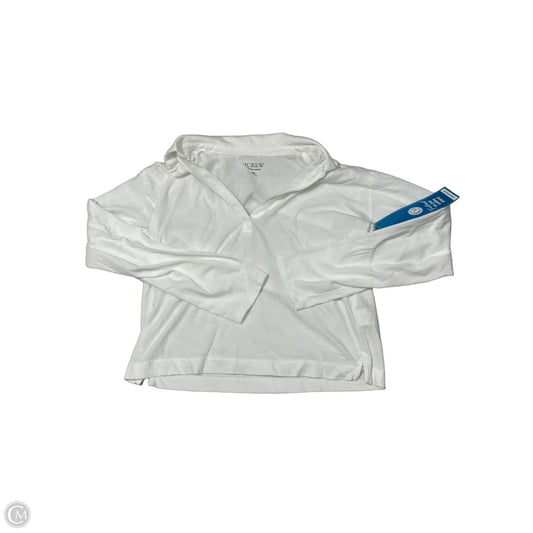 Top Long Sleeve By J. Crew In White, Size: Xs