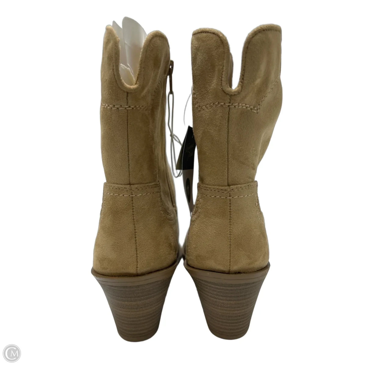 New! Universal Thread Heeled Ankle Boots in Tan, Size 11