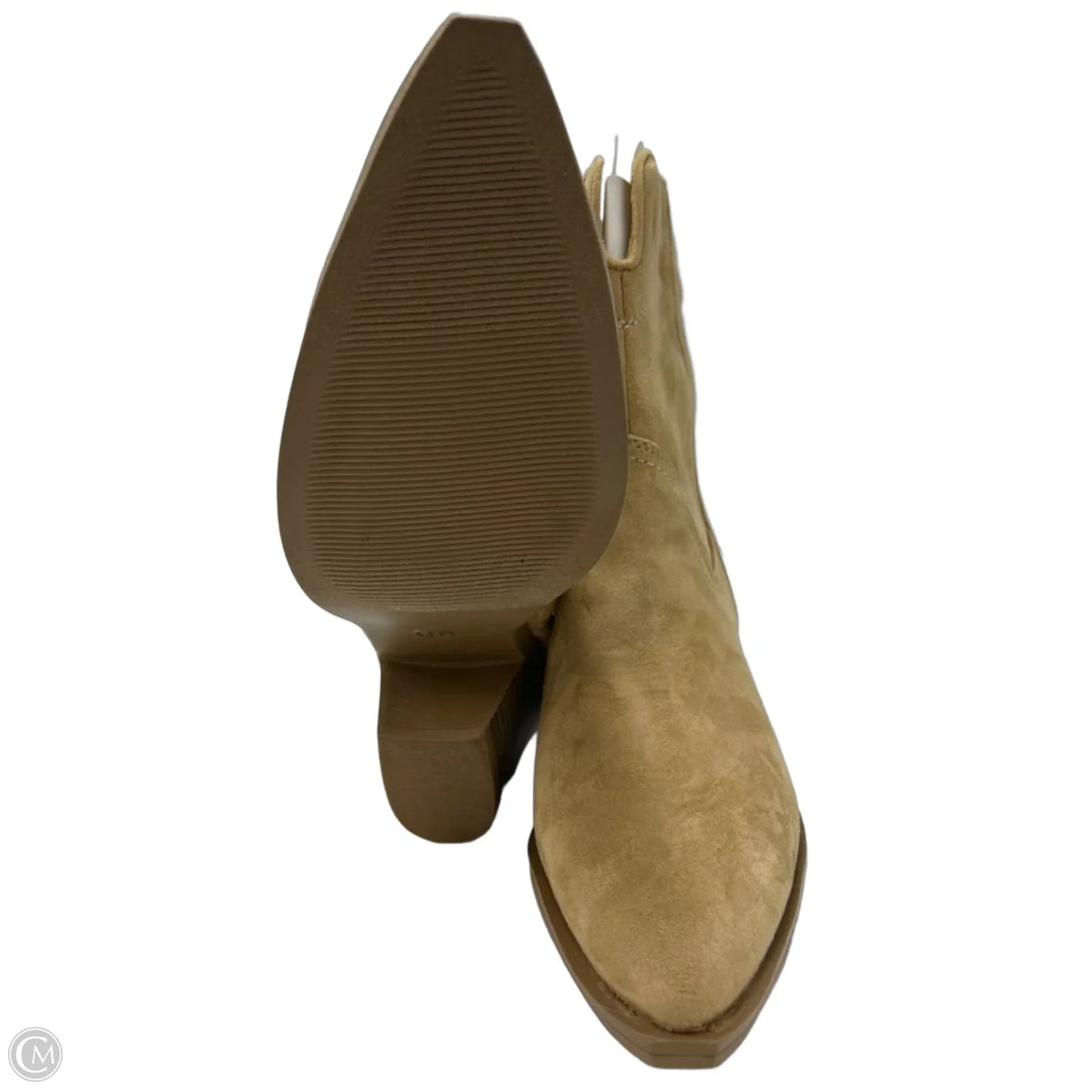 New! Universal Thread Heeled Ankle Boots in Tan, Size 11