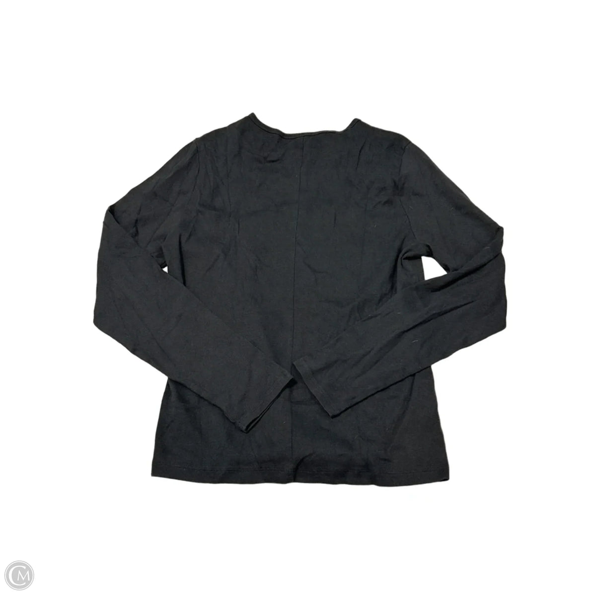 Free Assembly Basic Long-Sleeve Top in Black, Size XL
