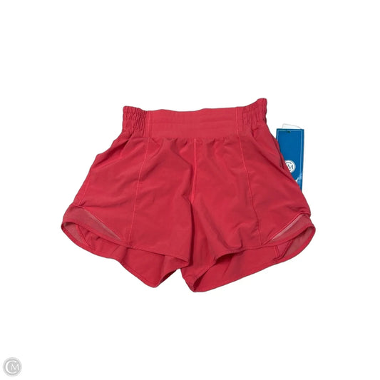 Lululemon Athletic Shorts in Orange, Size 4