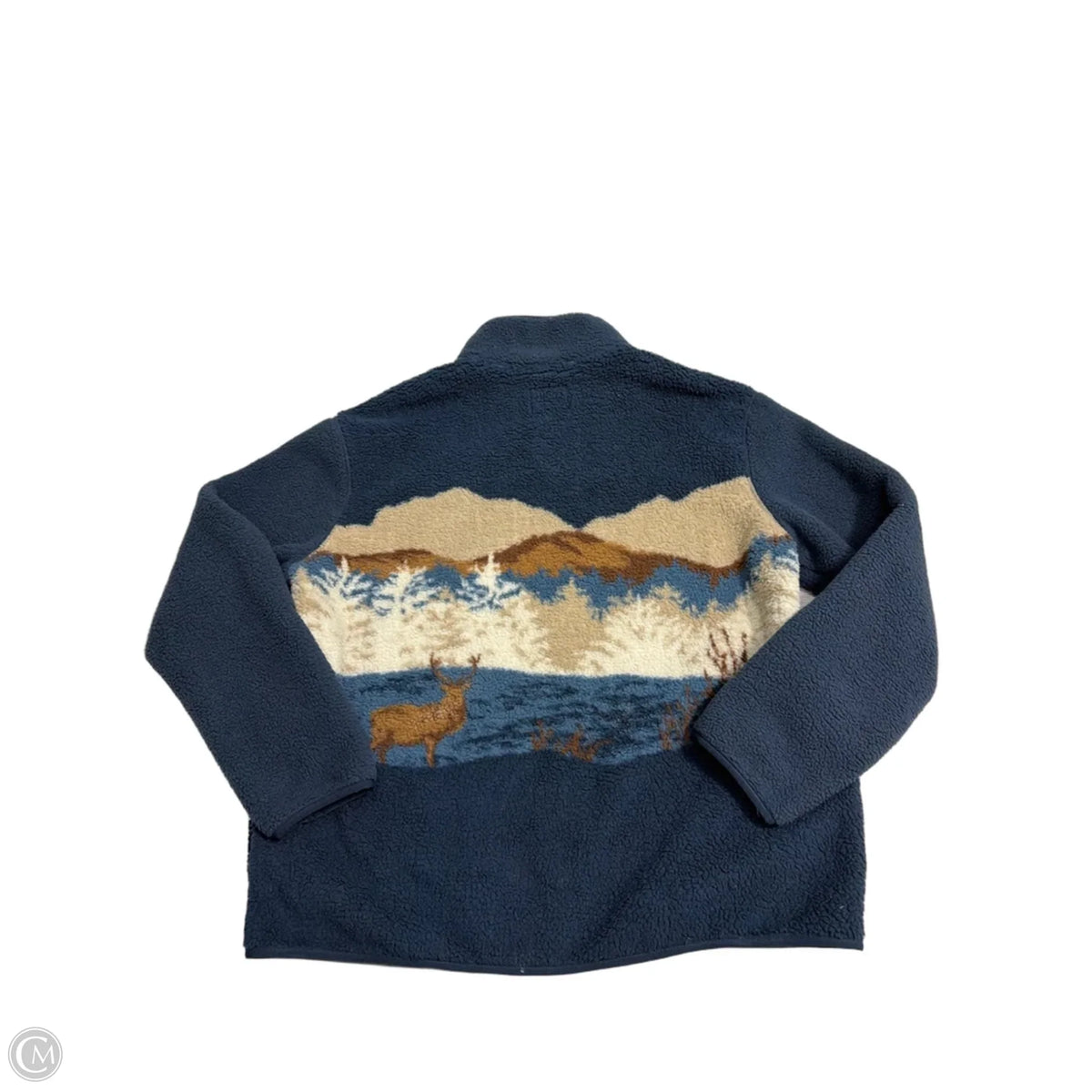 Old Navy Collared Sweatshirt in Navy, Size XL