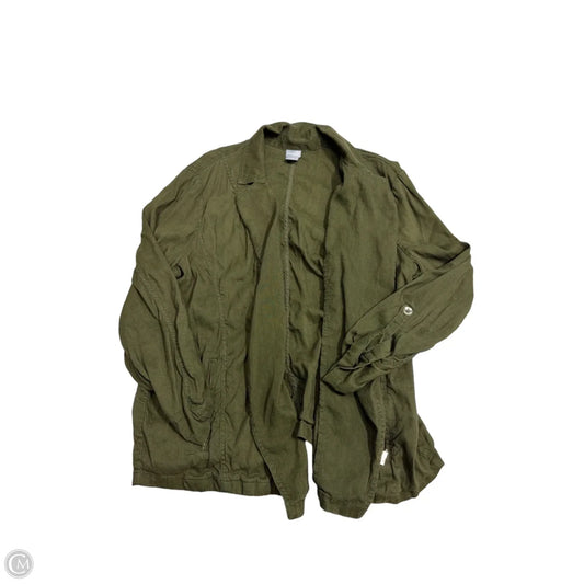 Chico's Jacket in Green, Size XXL