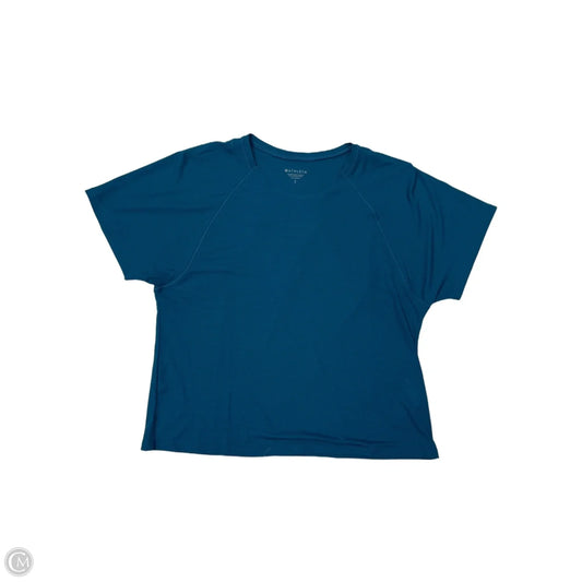 Athletic Top Short Sleeve By Athleta In Blue, Size: Sp